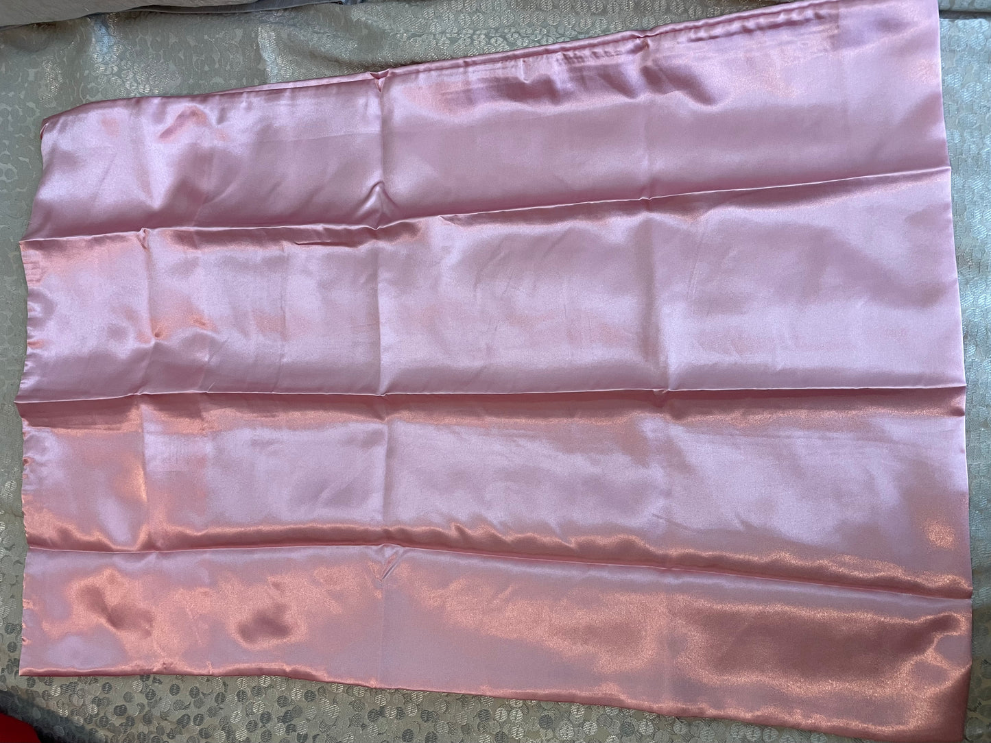 Silk Pillowcase Pink Satin Cover for Pillow Smooth Silky Pillow Case with FREE Matching Sleep Mask