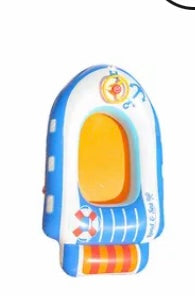 Toddler Swim Boat/Raft with steering wheel and horn