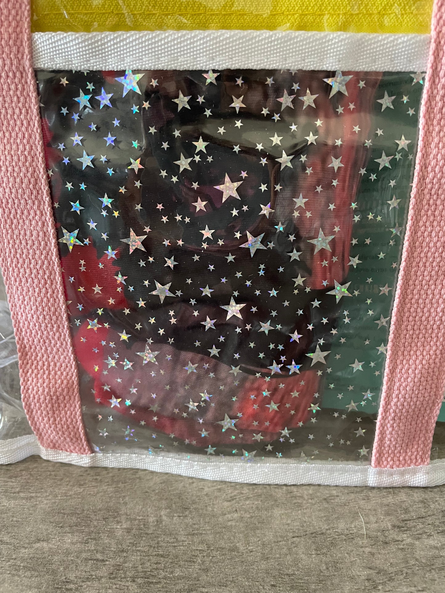 Clear travel bag, PVC Bags with zipper, beach bag, pool bag, diaper bag, school tote, pink travel bag, blue bag with sparkles