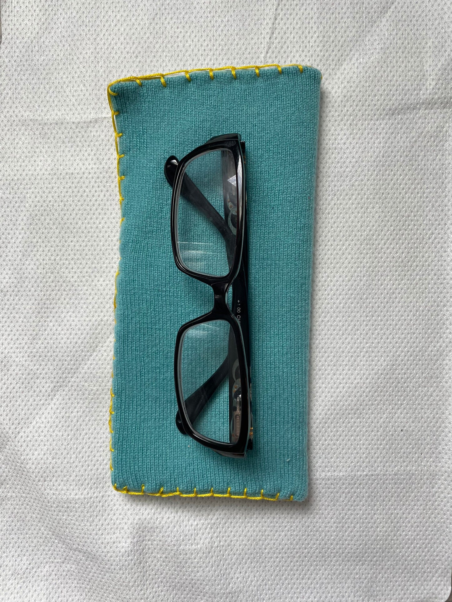 Eyeglass Case Phone Case Fabric Case for Glasses Recycled Sweater Gift for Her Glasses Holder Gift for Mom Gift Idea for Grandma Present